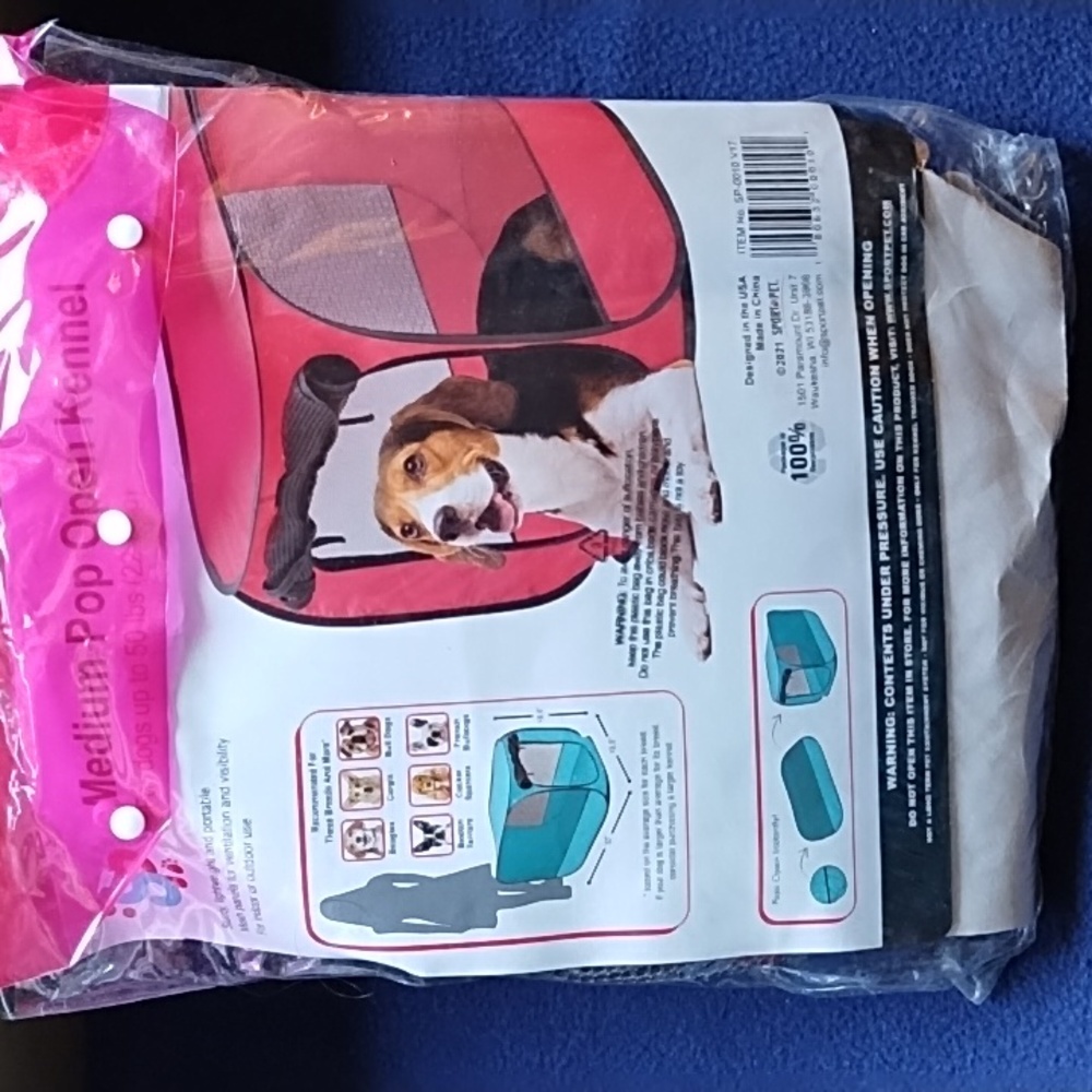 Pets 🐶🐕 medium pop up kennel
